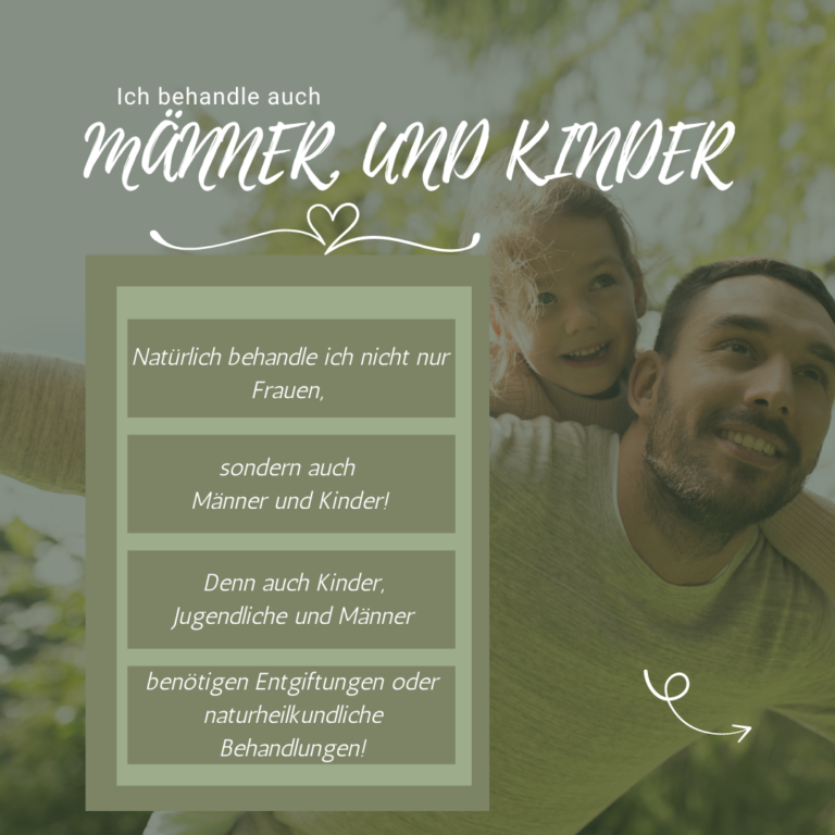 Natürlich werden auch Männer und Kinder behandelt!