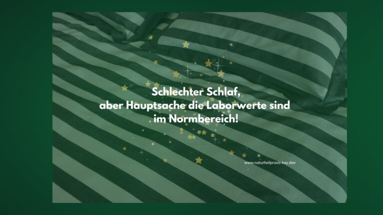 Dein Schlaf ist richtig mies, obwohl deine Laborwerte im Normbereich sind?