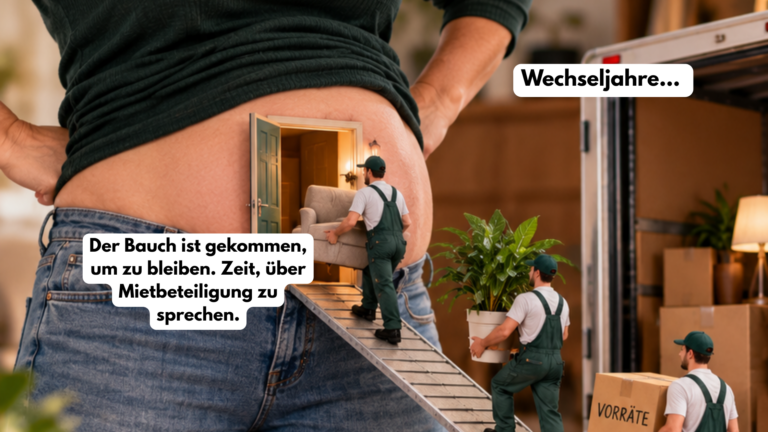 Gewichtszunahme in den Wechseljahre – Wenn der Bauch mehr Platz in der Wohnung beansprucht